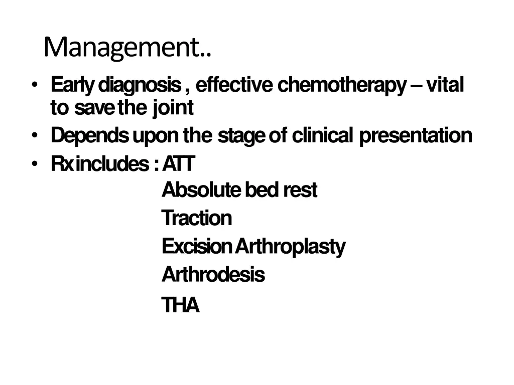 management early diagnosis effective chemotherapy