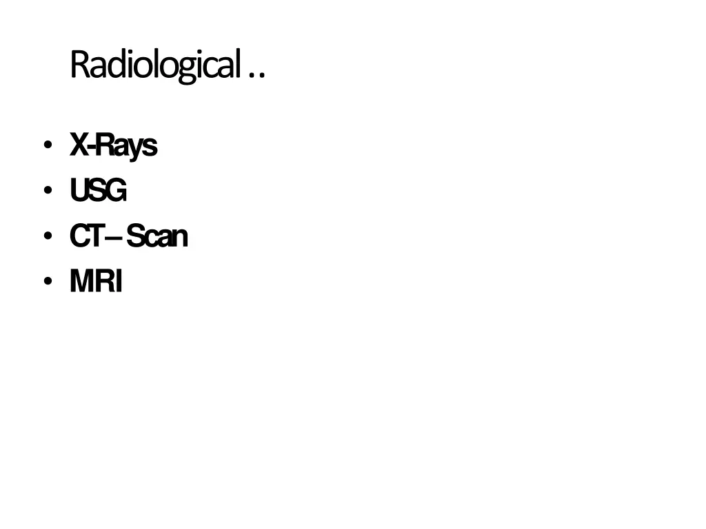 radiological