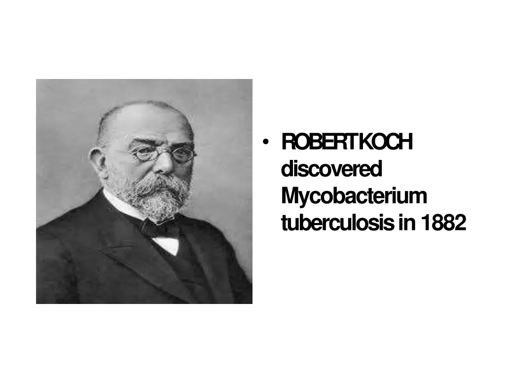 robert koch discovered mycobacterium tuberculosis