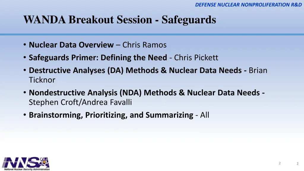 defense nuclear nonproliferation r d 1