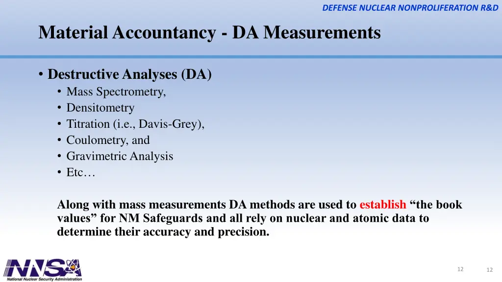 defense nuclear nonproliferation r d 11