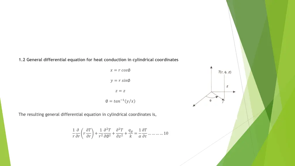 1 2 general differential equation for heat