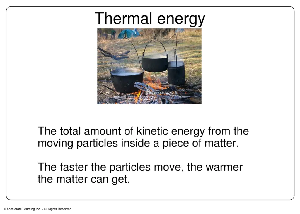 thermal energy