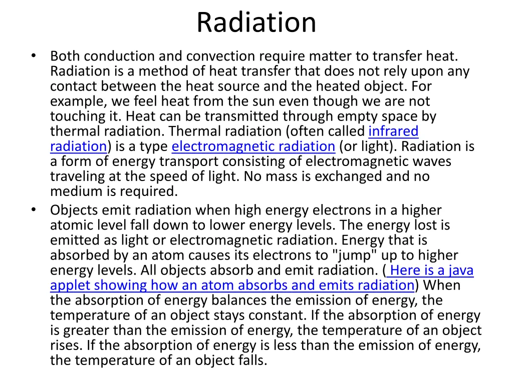 radiation