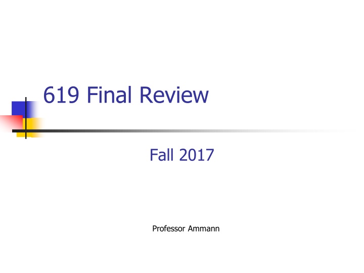 619 final review