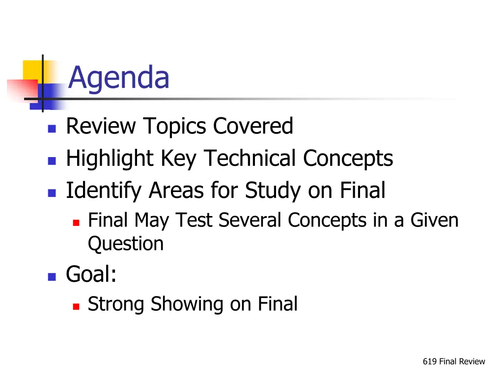 agenda