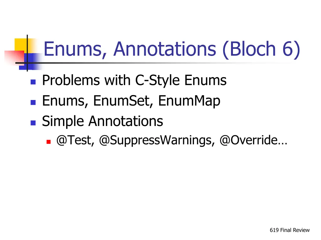 enums annotations bloch 6