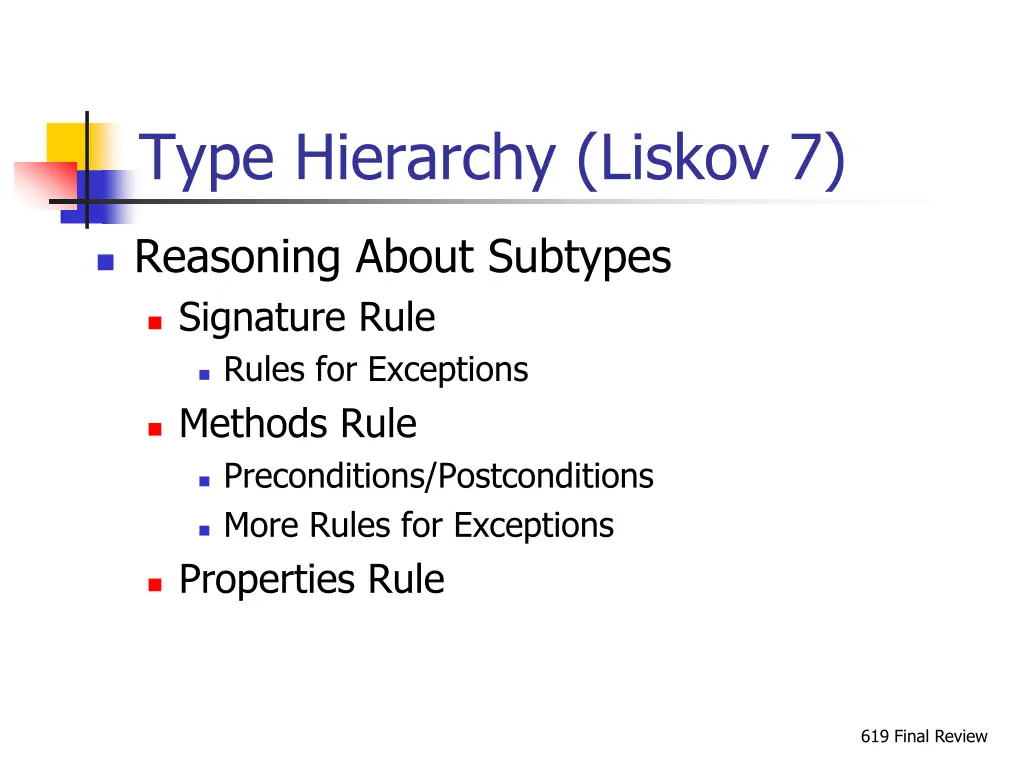 type hierarchy liskov 7 1