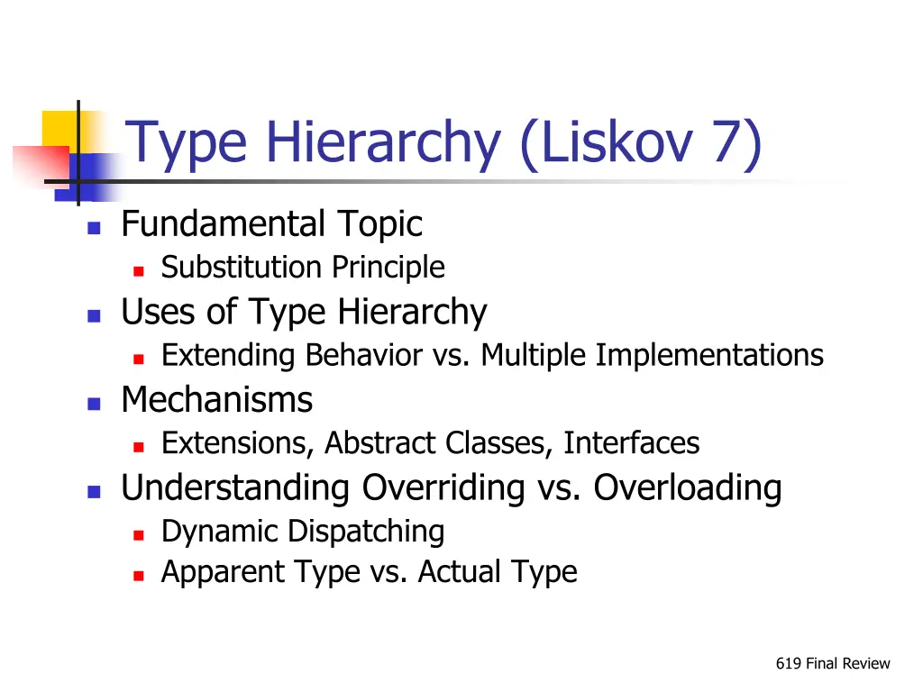 type hierarchy liskov 7