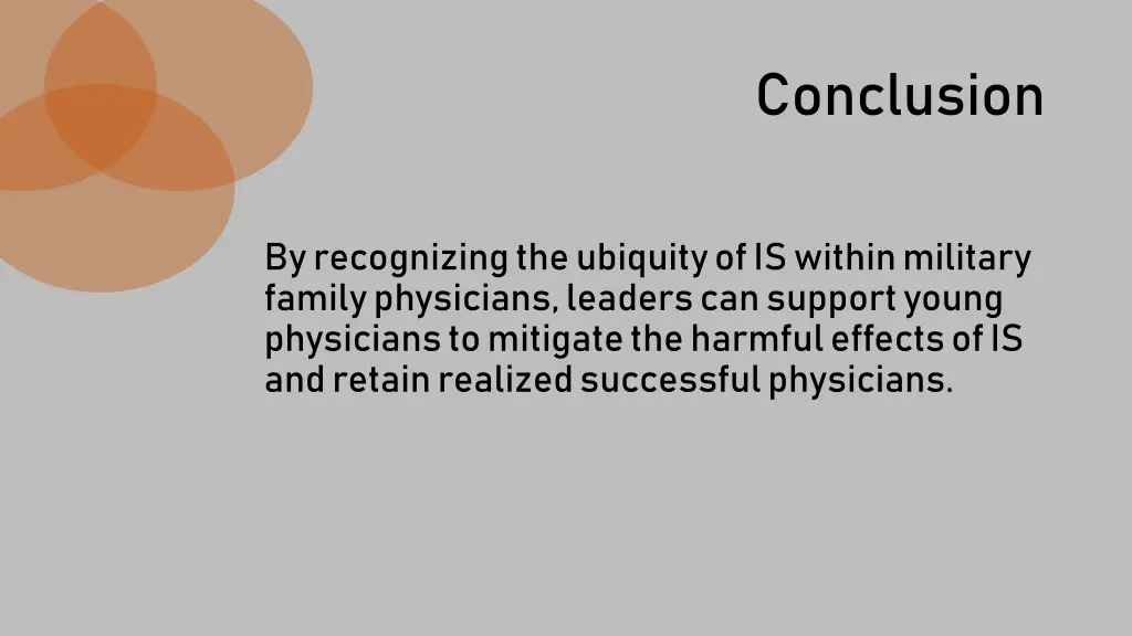 conclusion