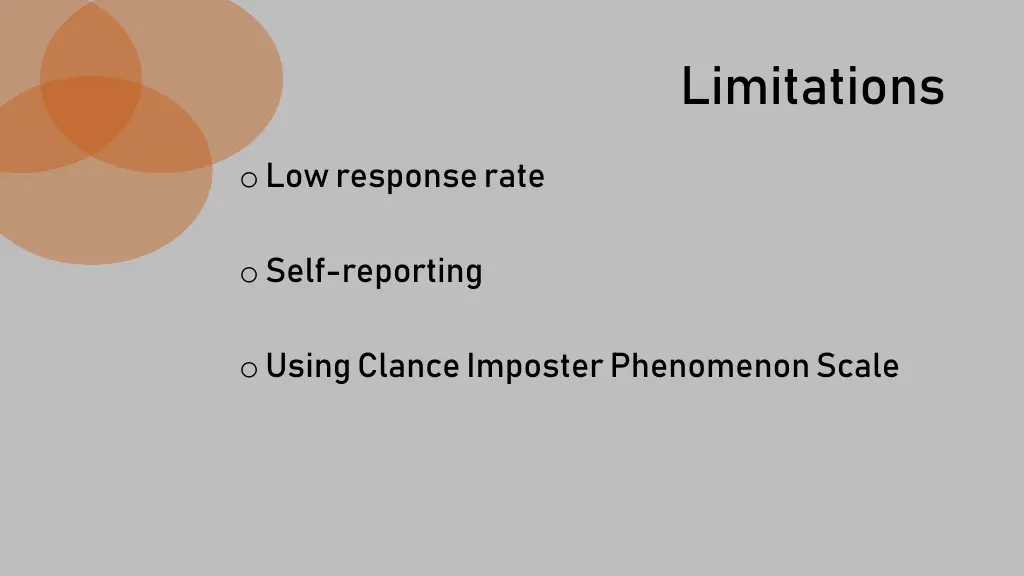 limitations