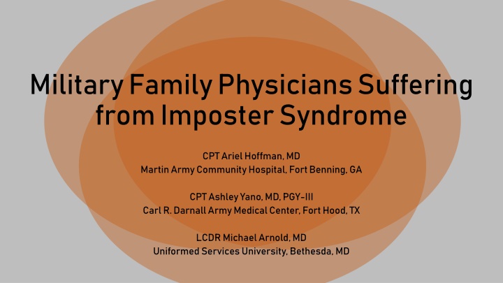 military family physicians suffering from