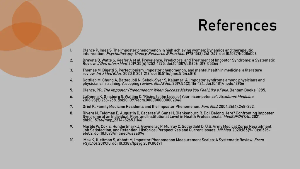 references