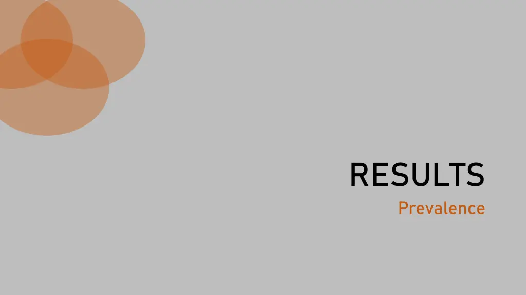 results prevalence