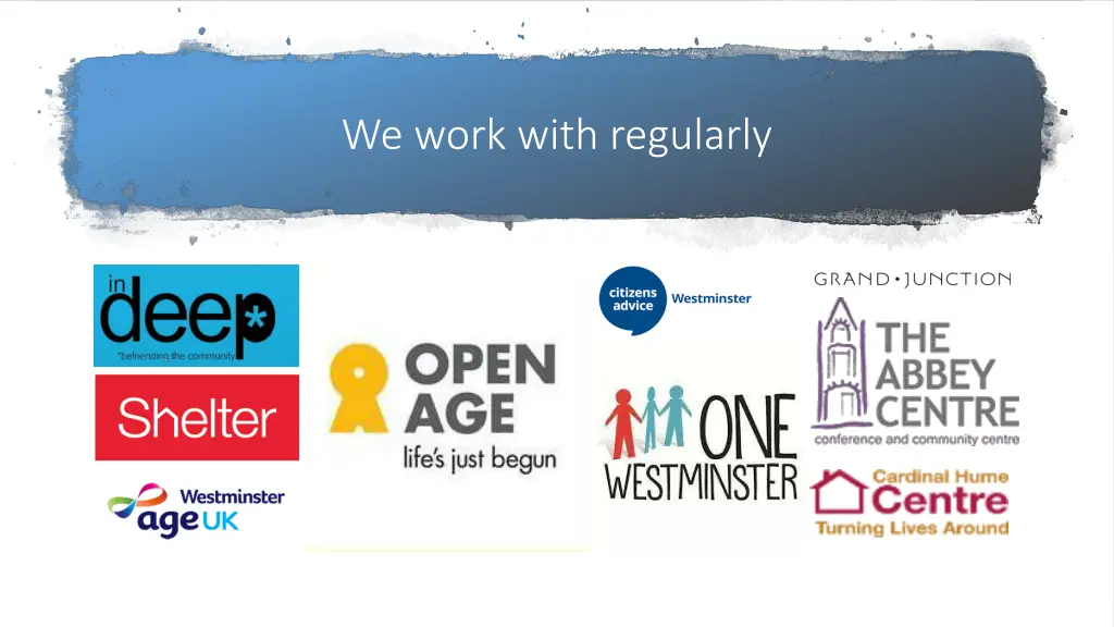 we work with regularly