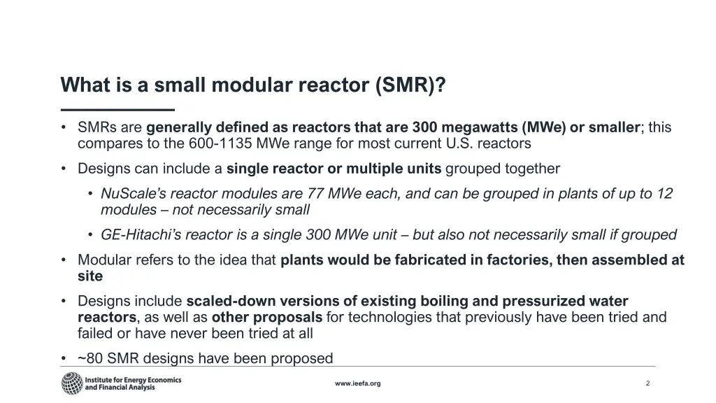 what is a small modular reactor smr