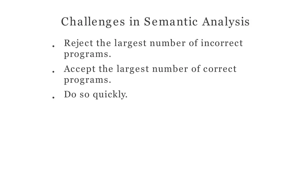 challenges in semantic analysis 1