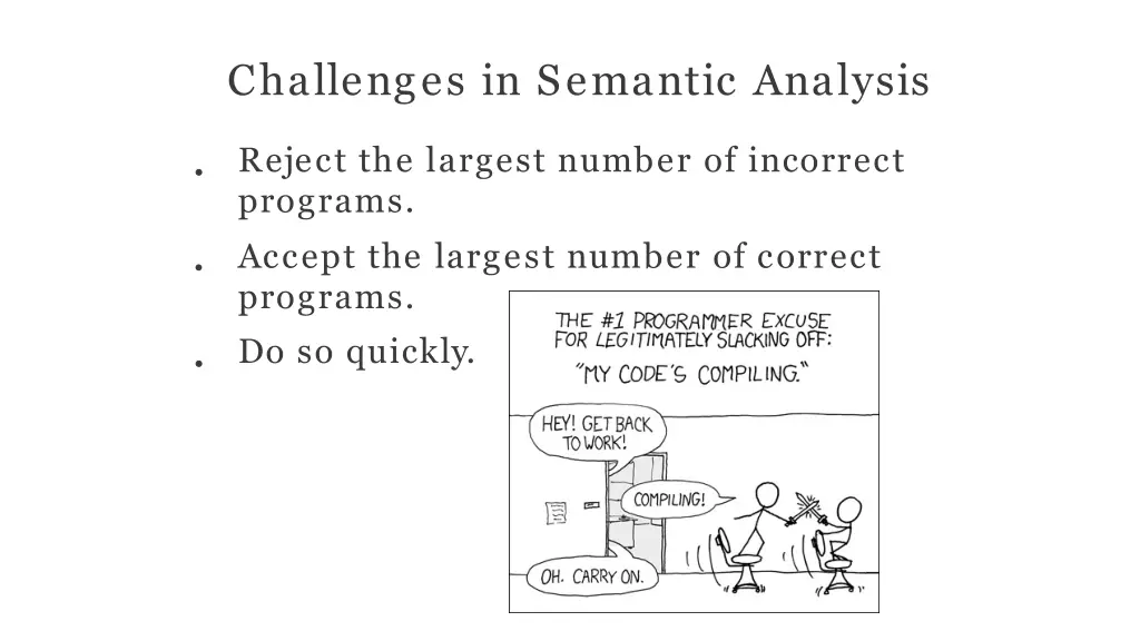 challenges in semantic analysis 2