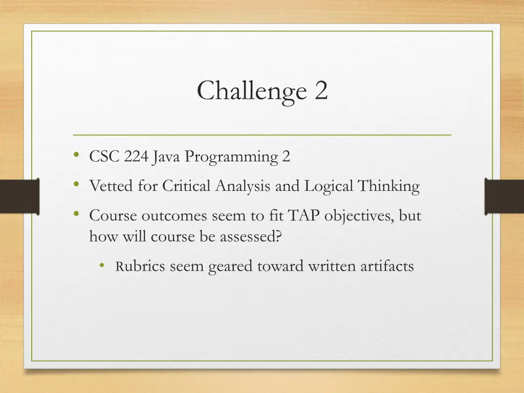 challenge 2