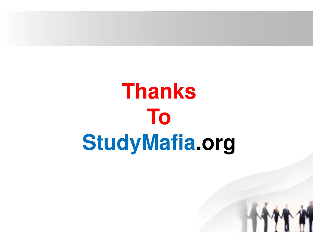 thanks to