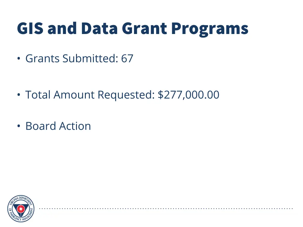 gis and data grant programs