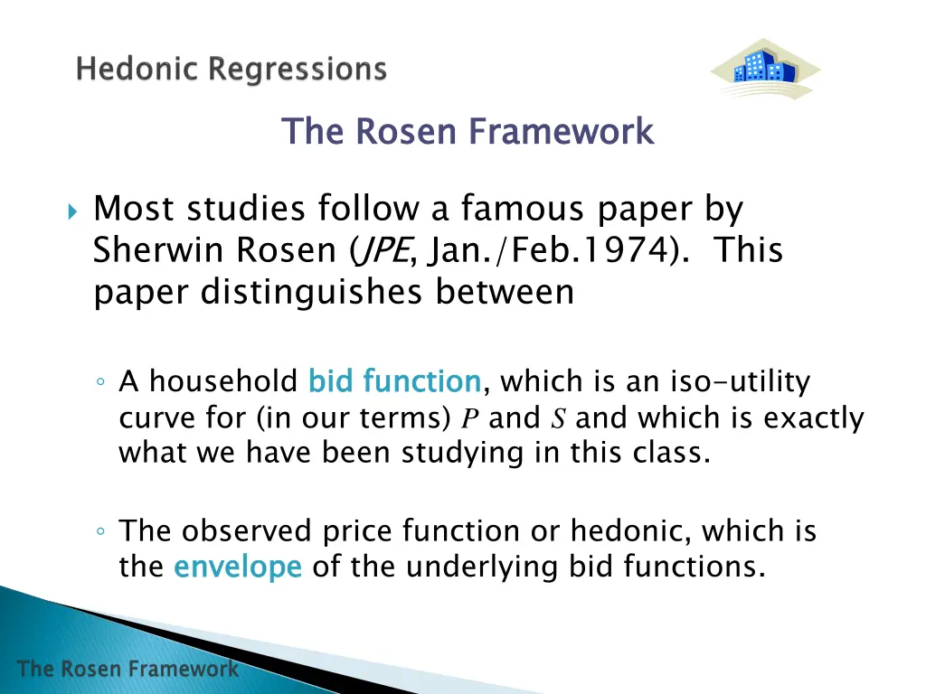 the rosen framework