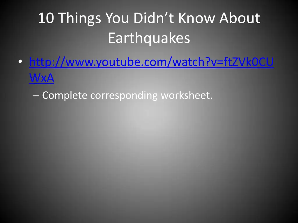 10 things you didn t know about earthquakes