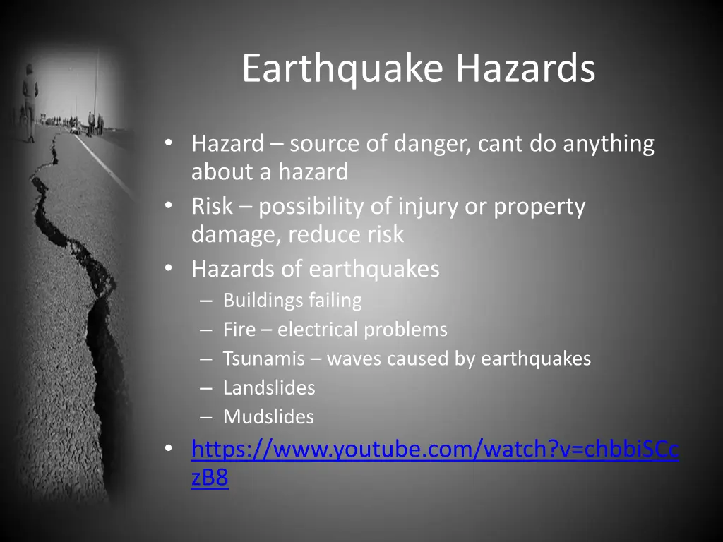 earthquake hazards