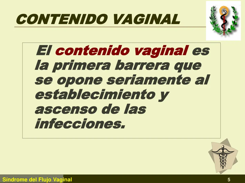 contenido vaginal contenido vaginal