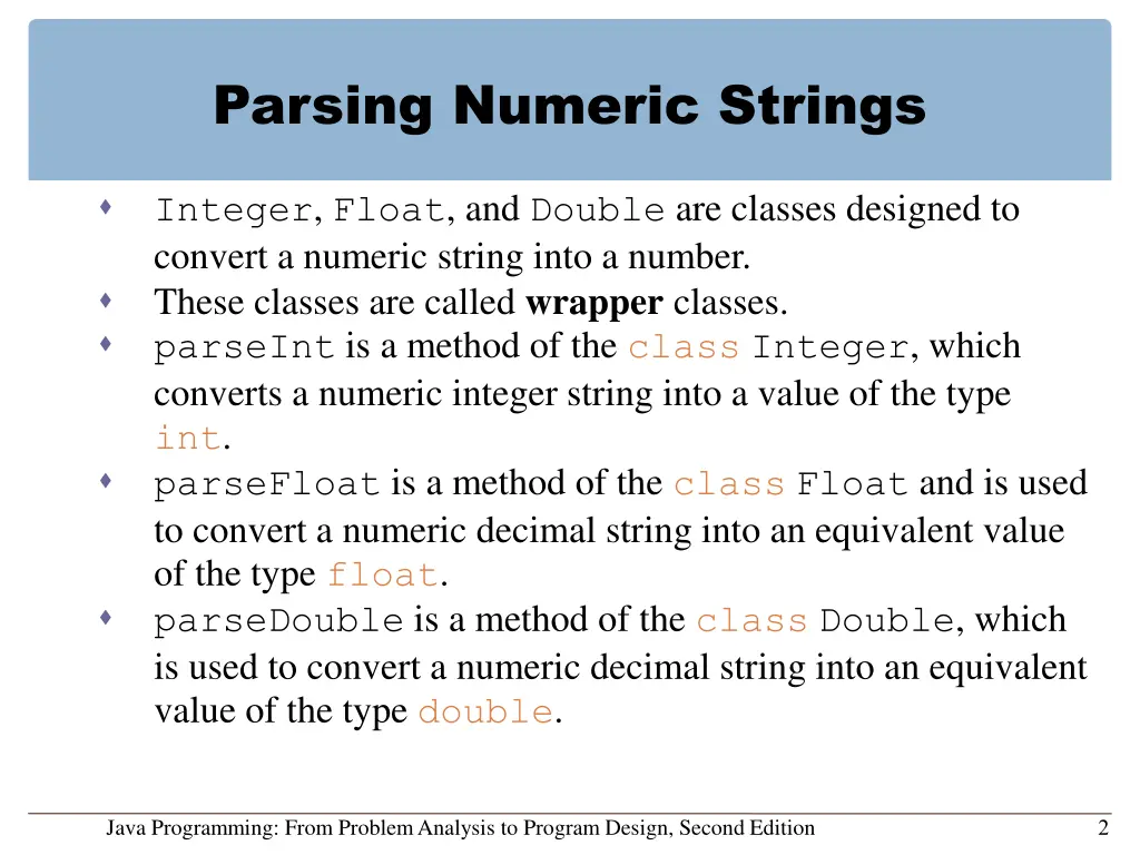 parsing numeric strings