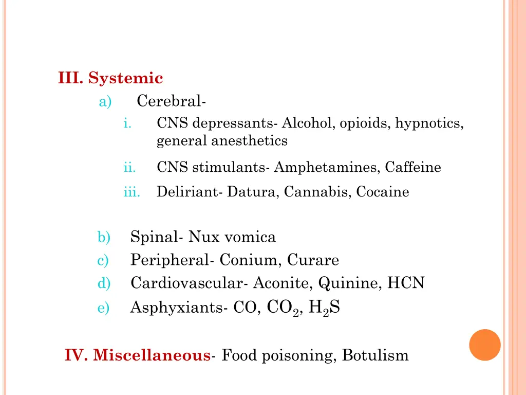 iii systemic a