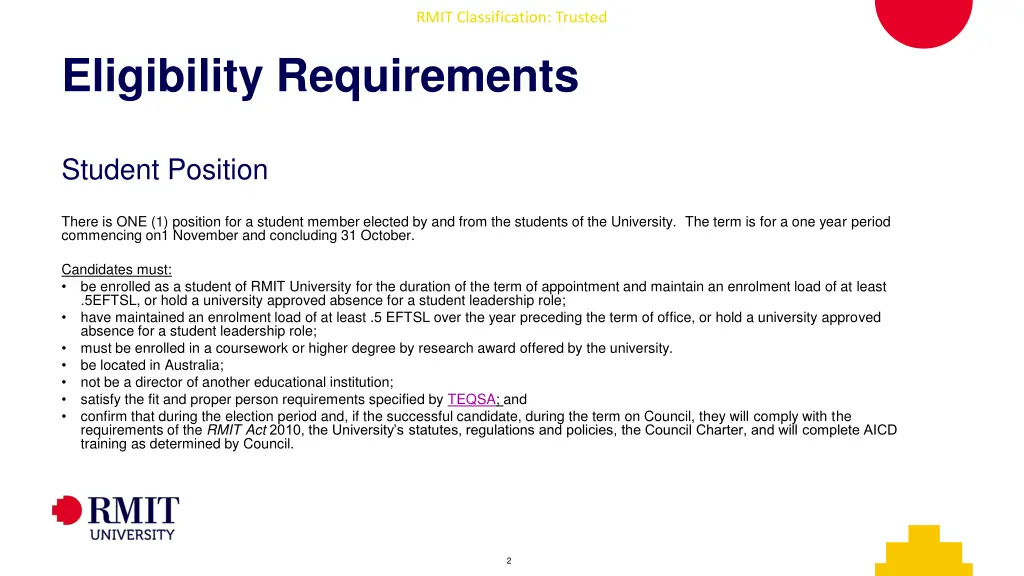 rmit classification trusted 1