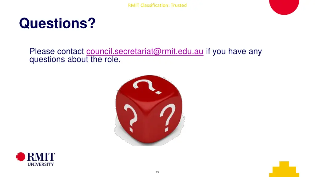 rmit classification trusted 12