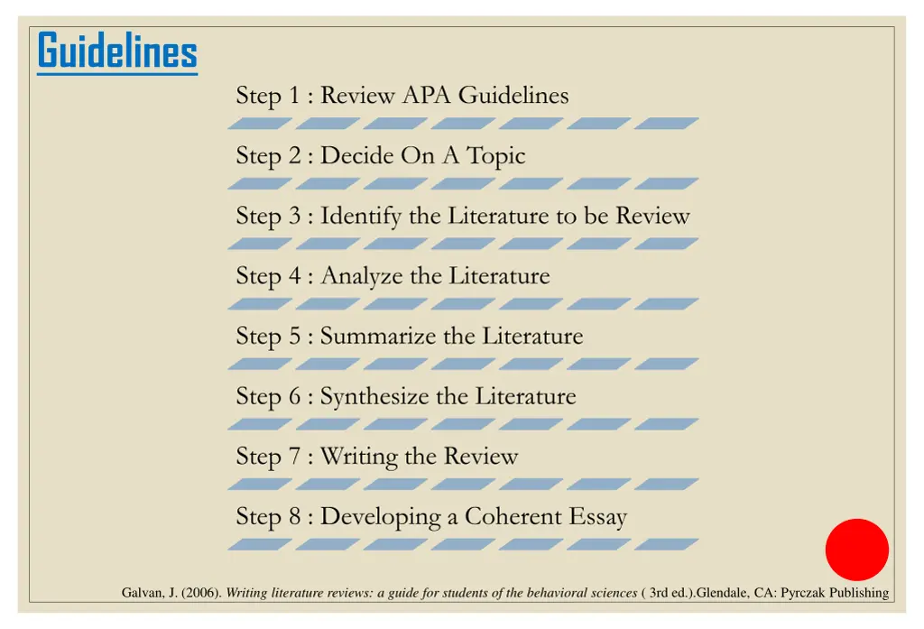 guidelines