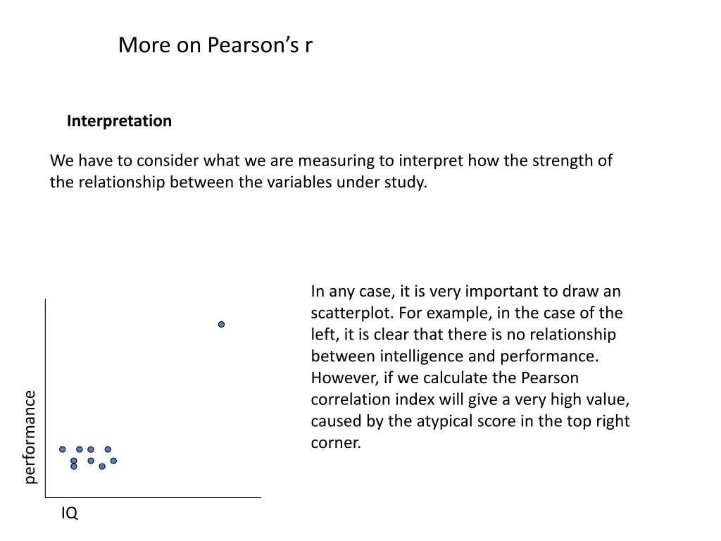 more on pearson s r