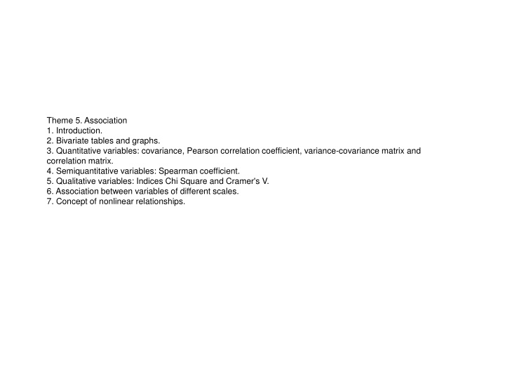 theme 5 association 1 introduction 2 bivariate