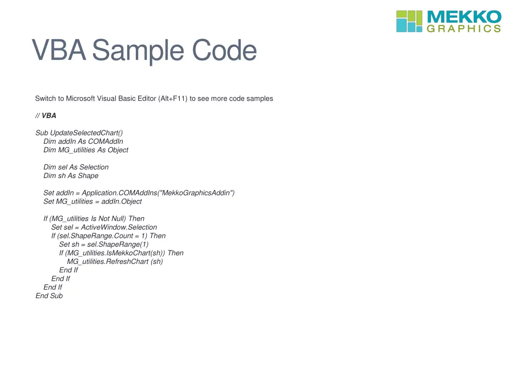 vba sample code