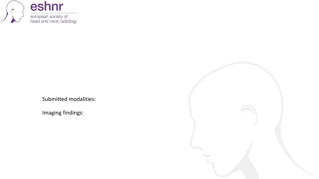 submitted modalities