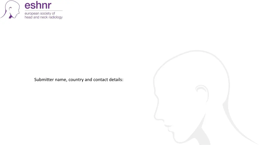 submitter name country and contact details