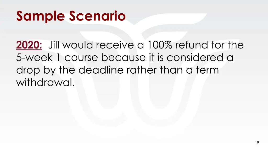 sample scenario 2