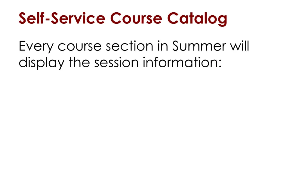 self service course catalog 1