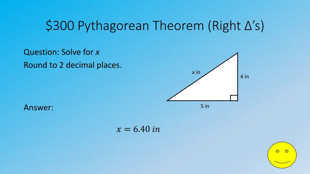 300 pythagorean theorem right s