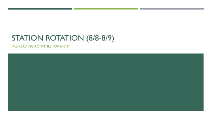 station rotation 8 8 8 9
