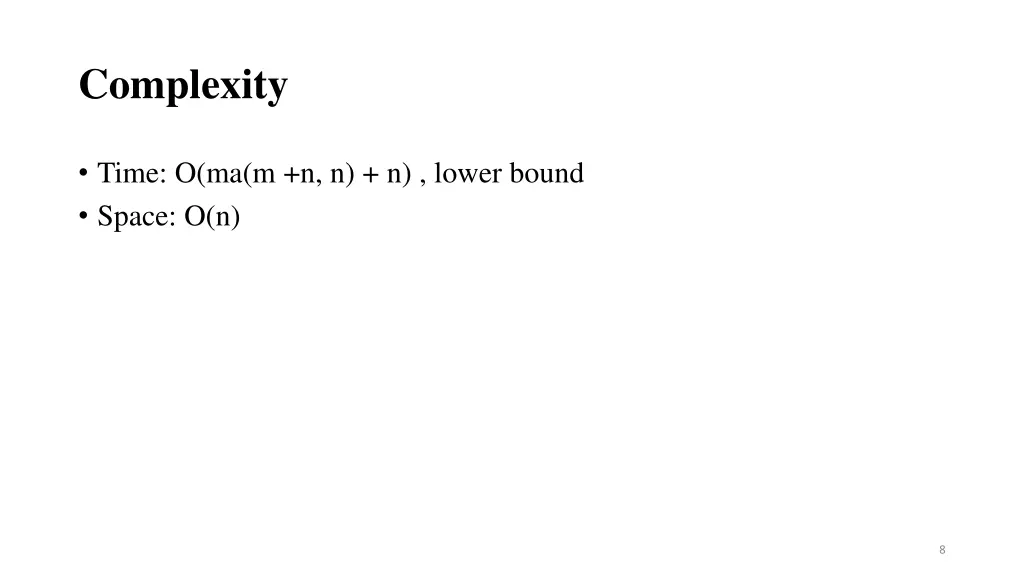 complexity