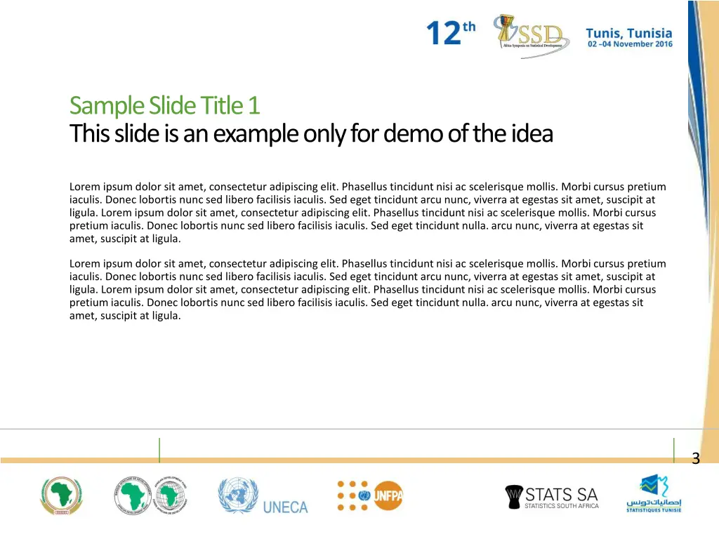 sample slide title 1 this slide is an example
