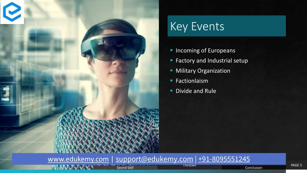 key events