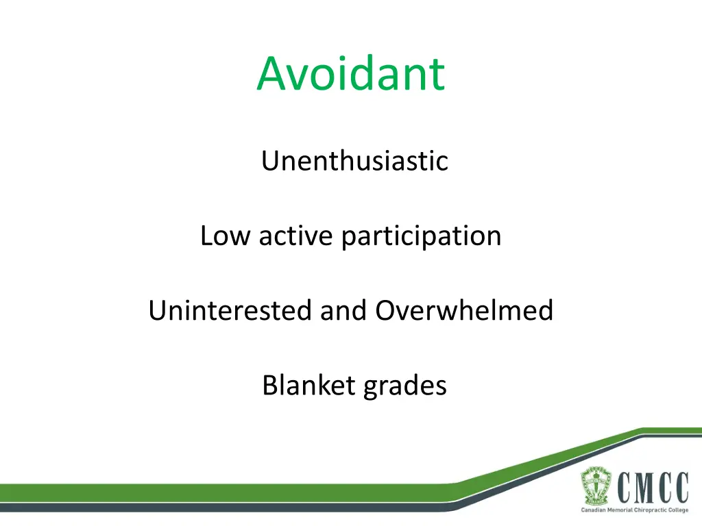 avoidant