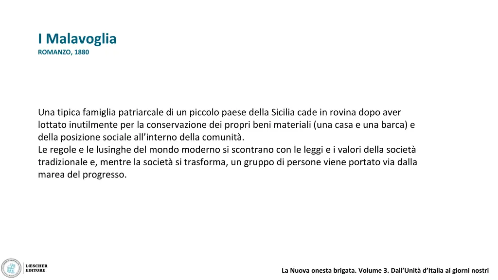 i malavoglia romanzo 1880