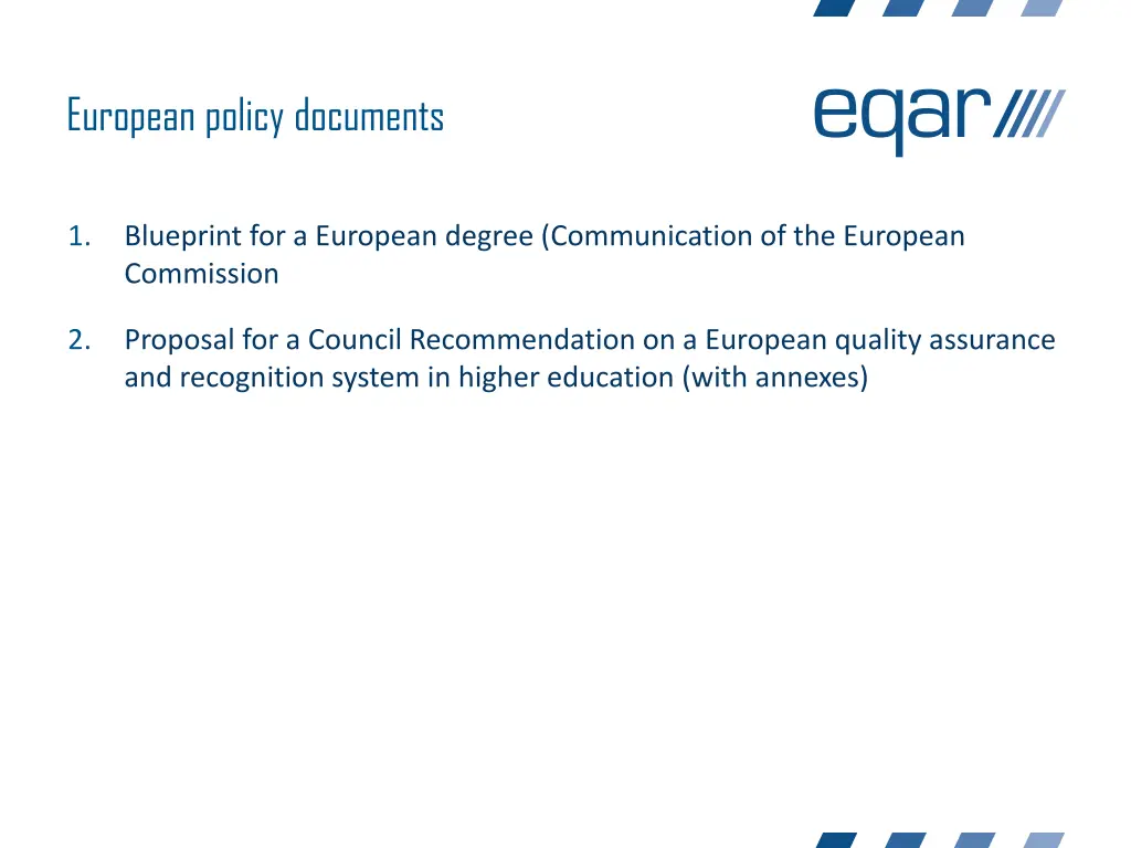 european policy documents