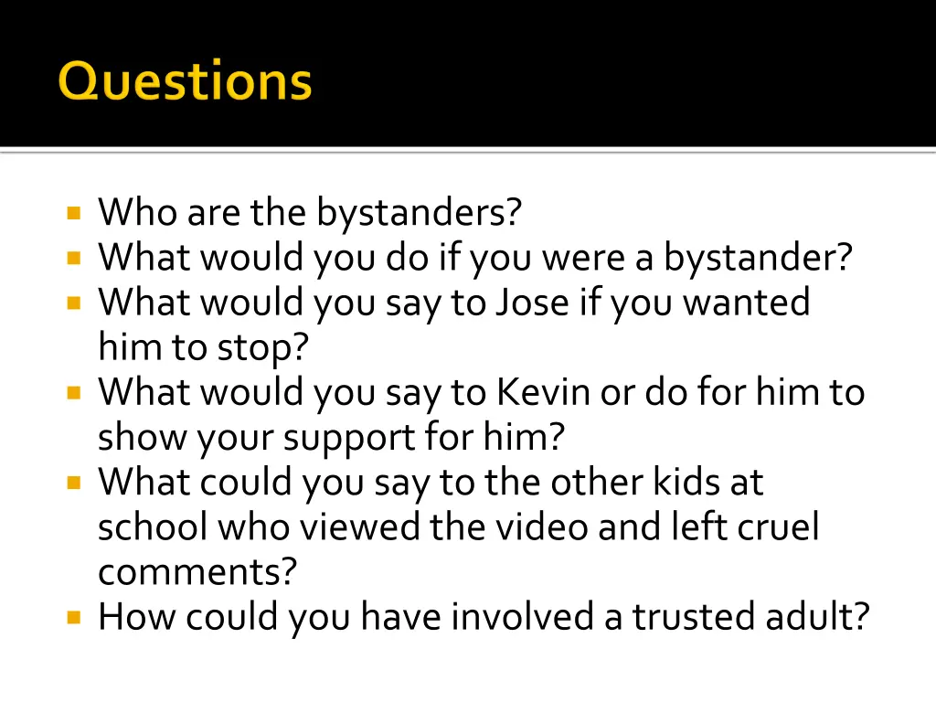 who are the bystanders what would